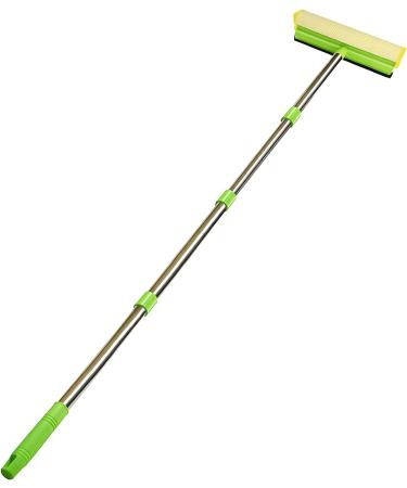 ITTAHO 2-in-1 Multi-Use Window Squeegee with Extension Pole - Long Handle for Gas Stations, Glass Showers, and Outdoor High Window Cleaning - Buy Online on GoSupps.com