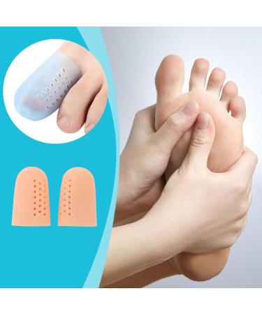10 Pairs of Comfortable Non-Slip Toe Cap Protection Sleeves - Reusable & Breathable Toe Covers for Relief at Home - Buy Online on GoSupps.com
