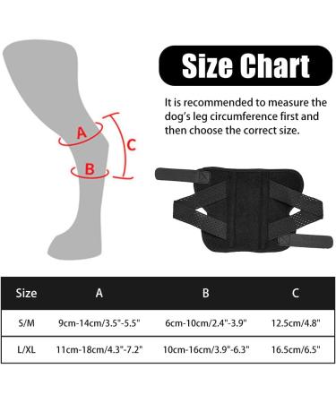 DONGKER Dog Leg Brace Adjustable Rear Leg Joint Compression Wrap with Metal Spring Bars for Dogs Sprain Pain Relief - Buy Online on GoSupps.com