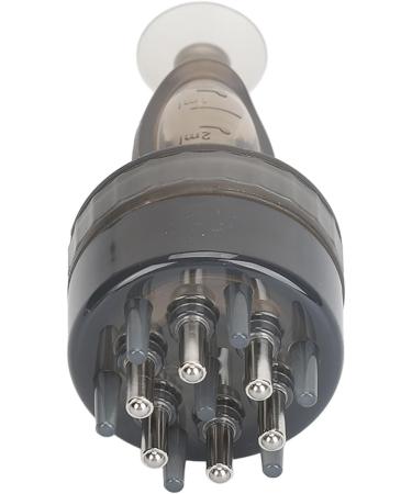 Ball Root Comb Applicator Leakproof Transparent Accurate Dosing Scalp Applicator Comb for Hair Growth (Transparent Black) - Buy Online on GoSupps.com