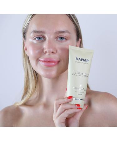 KAWAR Dead Sea Face Moisturizer - Hyaluronic Acid Niacinamide & Ceramides for Soft Smooth Skin | Vegan Long-Lasting Hydration for Men & Women - 5.1 fl oz - Buy Online on GoSupps.com