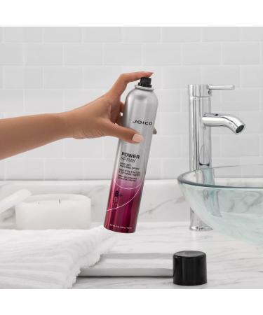 Joico Power Spray Fast-Dry Finishing Spray | For Most Hair Types | Protect Against Heat & Humidity | Protect Against Pollution & Harmful UV | Paraben & Sulfate Free | 72 Hour Hold 9 Ounce (Pack of 1) - Buy Online on GoSupps.com