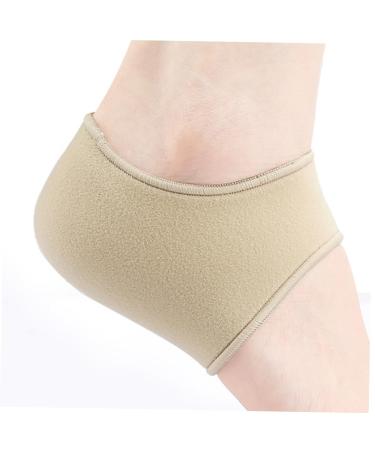 Shop Healeved Heel Socks - Women's Sports Heel Braces & Protective Covers | Slip-On Sneakers Heel Sole Protectors - Khaki - Buy Online on GoSupps.com