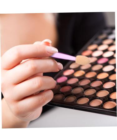 FOMIYES 100pcs Double Ended Eyeshadow Brush Makeup Eye Makeup Disposable Makeup Eyeshadow with Case Sponge Applicator Eyeshadow Brush Kit Boxed - Buy Online on GoSupps.com