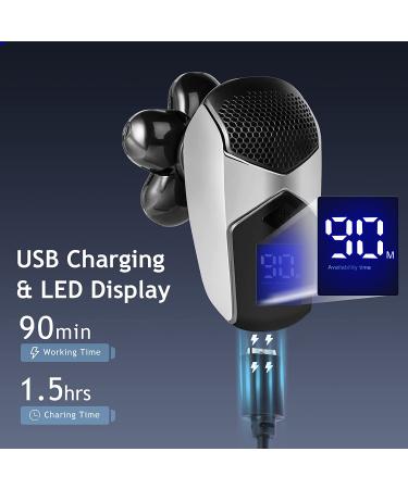 Ufree Head Shavers 6D Professional 5 in 1 for Bald Men - Waterproof Electric Shaver, Trimmer & Grooming Kit with LED Display - Buy Online on GoSupps.com