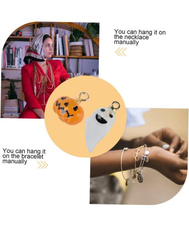 TEHAUX 10pcs Diy Material Halloween Pumpkin Charms Halloween Jewelry Charms Pumpkin Charms for Bracelets Necklace Charms Pumpkin Necklace Charm Bracelet Charms Iron Frosted Craft Supplies - Buy Online on GoSupps.com