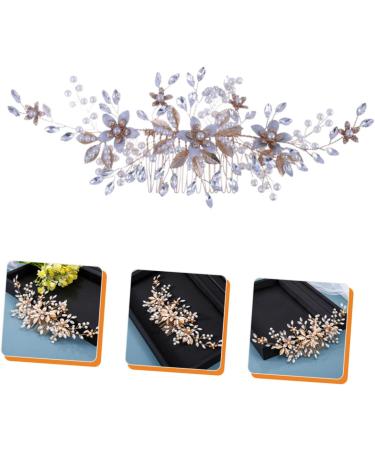 SKISUNO Headgear Wedding Hair Accessories for Brides Wedding Hair Comb Bridal Flower Hair Comb Bridal Headpieces Wedding Bridal Hair Comb Bride Headdress Bride Hair Comb Bridal Hair Decor - Buy Online on GoSupps.com