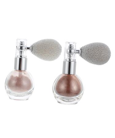 MAGICLULU Glitter Powder Spray 2pcs Spray Glitter Highlighter Glitter Spray Body Makeup Highlight Powder Brighten Setting Powder