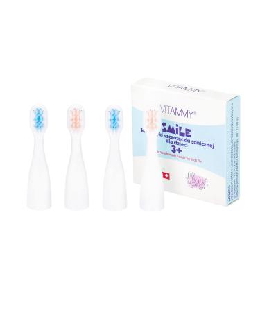 Heads for VITAMMY SMILE MiniMini+ 4 pieces elbow brush head for children 3+