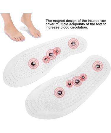 Buy Verdant Touch Magnetic Shoe Pads - Magnet Therapy Silicone Insoles Anti-Fatigue Massage Pads for Shoes Transparent Size L - International Shipping Available - Buy Online on GoSupps.com