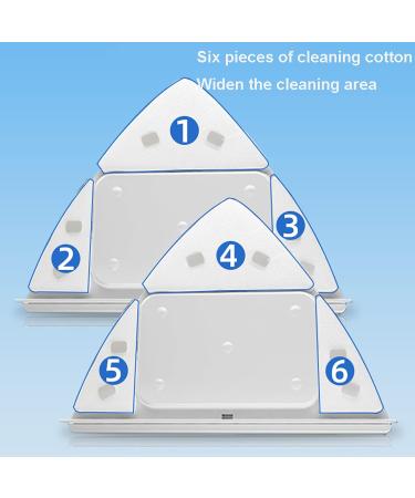 Window Cleaner Wipers Double-Sided Window Cleaner Glass Cleaning Brush Glass Wiper Household Cleaning Tools with Anti-Falling Rope for High-Rise Double - Buy Online on GoSupps.com