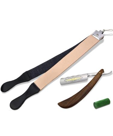 Razor set gold etching with paste from Solingen