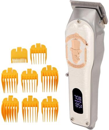 Qukaim Men Hair Trimmer Electric Hair Trimmer with Stainless Steel Blades Rechargeable High Power Hair Clipper for Home Salon - Buy Online on GoSupps.com