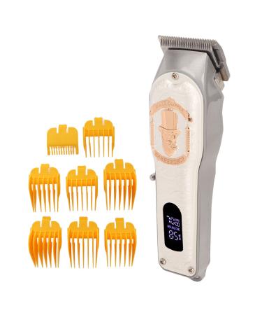 Electric Hair Clipper Stainless Steel Blades Electric Trimmer Low Noise USB Rechargeable for Home for Men