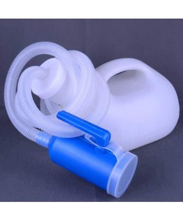 2000ml Portable Men's Urine Bottle with Spill-Proof Urinal System and 51 Long Tube - Buy Online on GoSupps.com