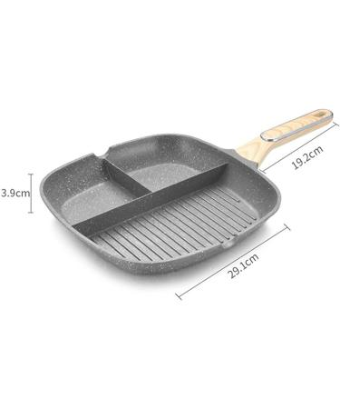 TREGOO Pan Multi-Purpose Durable Nonstick Frying Pan 3-in-1 Steak Breakfast Skillets Omelet Saucepan Cooking Pot Kitchen Cookware Utensils (Color : B) - Buy Online on GoSupps.com