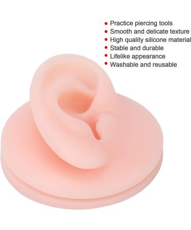 Fake Ear Model Simulation Human Ear Model Delicate Texture Soft for Earring Practice for Voice Live(Right ear) - Buy Online on GoSupps.com