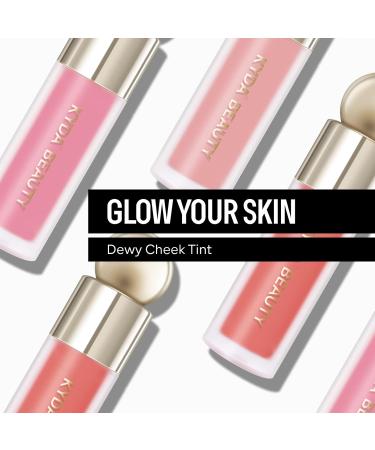 KYDA Liquid Blush- Natural Matte Finish Cheek Tint- Moisturizing Lightweight Blendable- Joy Peach- 7.50 ml - Buy Online on GoSupps.com