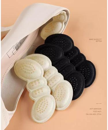 Heel Pads Inserts for Women - Adjustable Adhesive Pain Relief Foot Care Stickers (Beige Non-Slip 3mm) - International Shipping Available - Buy Online on GoSupps.com