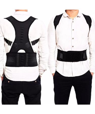 Posture Corrector Compression Back Support Belt for Sciatica Herniated Disc Scoliosis Lumbar Support to Improve Posture Keep Back Straight for Men and Women (Size : X-Large) (Medium) - Buy Online on GoSupps.com