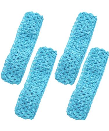 Time to Sparkle 4pcs Crochet Tube Top Crochet Tutu Infant Dress Baby Girls Skirt Pettiskirt 1.5"x6" Turquoise 4x15cm Turquoise - Buy Online on GoSupps.com