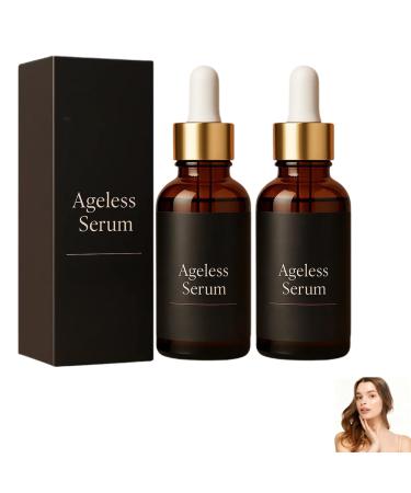Ageless Serum advanced rejuvenating oil reduces fine lines and wrinkles deeply moisturizing firms the skin suitable for all skin types 2pcs