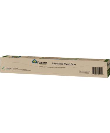 If You Care Wax Paper Rolls - 12 Pack of 75 Sq Ft - Unbleached & Chlorine Free Waxed Sheets for Baking, Cooking & Food Wrapping - Buy Online on GoSupps.com