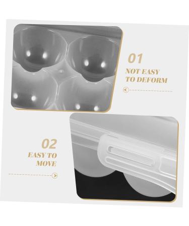NAMOARLY 2pcs Egg Preservation Box Plastic Egg Container with Lid for Refrigerator Egg Container for Refrigerator 12 Count Egg Cartons Reusable Egg Crates Trash Can Storage Pp re-usable - Buy Online on GoSupps.com