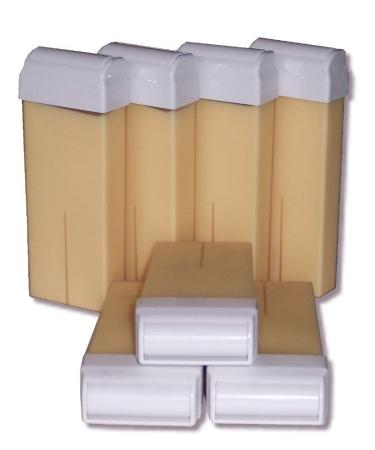storepil - 7 recharges 100 ml de cire piler jetable NACREE BLANCHE pour pilation avec bandes
