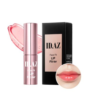 idplacosmetics ID.AZ Face Fit Lip Fit-Ler (Pink) 0.12 fl.oz (3.5 g) Hydrating Tinted Lip Plumper Gloss with Maxi-Lip Peptide Sheer Pink Glass-Like Finish Layerable Korean Lip Gloss.