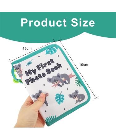 Baby Photo Albums | Soft Fabric Remembrance Book for Newborns | Record 17 Photos 4x6 Inches | Perfect Infant Keepsake - Buy Online on GoSupps.com