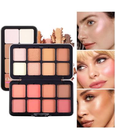 INTEROOKIE Matte Rouge Blush Highlight Three-dimensional Contour Makeup Palette - The Ultimate Grooming Solution (30g*01) - Buy Online on GoSupps.com