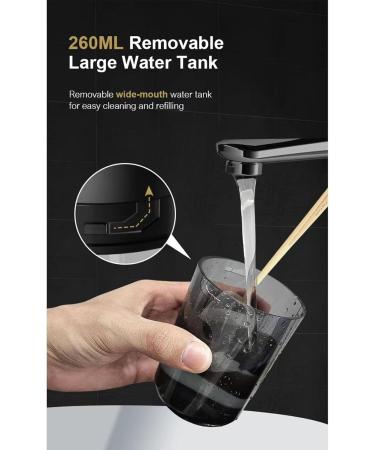 Water Flossers for Teeth - 4-Speed 5 Nozzles 260ml Tank Rechargeable & Portable for Optimal Oral Health - Buy Online on GoSupps.com