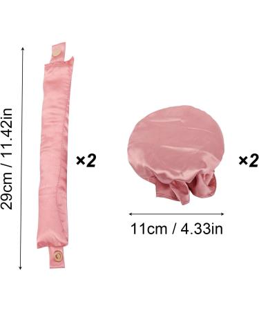 KEYRI 2PCS Heatless Hair Curler Heatless Curling Set Heatless Curlers Headband with Hairnet No Heat Hair Curlers for Long/Medium Hair Sleeping Overnight Lazy Curlers DIY Hair Styling Tools (Pink) - Buy Online on GoSupps.com