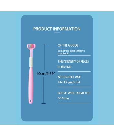 3-Piece V-Shaped Soft Hair Toothbrush Set for Children with Autism - Gentle Care for Every Tooth & Gum (Green) - Buy Online on GoSupps.com