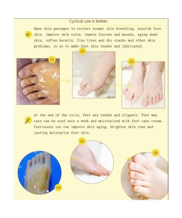 Lamilee Honey Milk Foot Wax - Moisturizing Peel Off Mask for Hydrating and Nourishing Foot Care - Buy Online on GoSupps.com