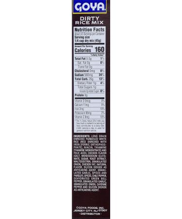 Goya Foods Louisiana Style Dirty Rice Mix 7 oz (Pack of 12) - Authentic Southern Flavor - Buy Online on GoSupps.com