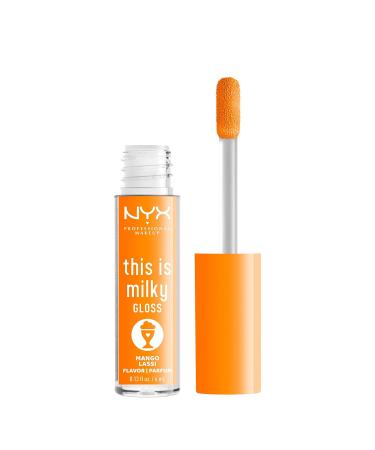 Nyx Professional Makeup Milky Gloss Lip Gloss - Mango Lassi | 12-Hour Hydration, Vegan, Scented Milkshake - Buy Online on GoSupps.com