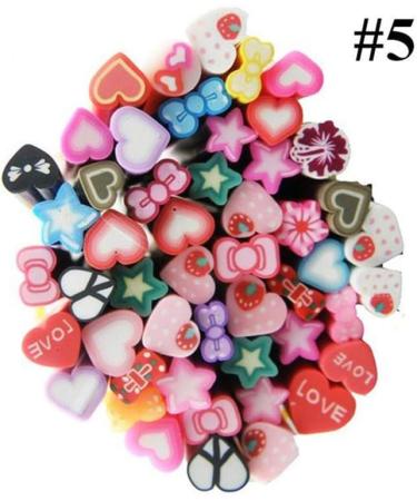 50pcs Fruit Nail Stickers Nail Art Pegatinas Para U as Sticks Cane 3d Accessories Polymer Clay - Buy Online on GoSupps.com