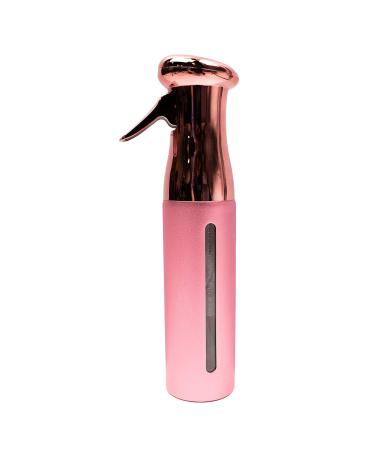 KEEN Continuous Spray Bottle  10 OZ Fine Mist for Indoor/Outdoor Plant Care  Hair Styling  Skin Refresher Air Mist  Refillable Empty Water Bottle Trigger Sprayer Set  Pink 1 Pack Pink