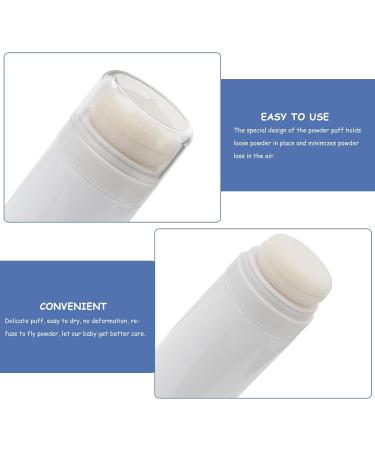 2pcs Empty Loose Powder Dispenser Bottles for Baby Talcum & Glitter - Portable Mini Cosmetic Jar Holder for Home & Travel - Buy Online on GoSupps.com