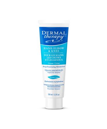 Dermal Therapy Hand Elbow Knee Cream   Hydrating Treatment Relieves Dry  Cracked  Itchy Skin Resulting from Frequently Washed/Cleaned Hand |15% Urea and 6% Alpha Hydroxy Acids | 3.5 fl. oz 3.5 Fl Oz (Pack of 1)