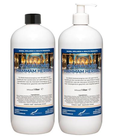 Claudius Herbal 1-liter steam air conditioner with 1 white pump - Pack of 2