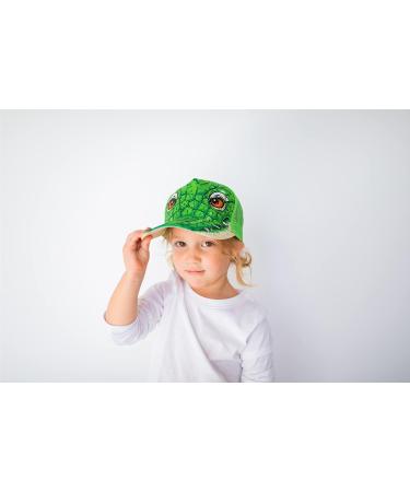 BRIEF INSANITY Kids Animal Hat - Green Youth Baseball Cap with Adjustable Backstrap - Buy Online on GoSupps.com