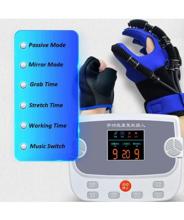 Electric Training Gloves Stroke Hemiplegia Finger Rehabilitation Device for Long-Term Relief Cramps Stiffness Passive Mode & Mirror Mode Strength Adjust (Left Hand Small) - Buy Online on GoSupps.com