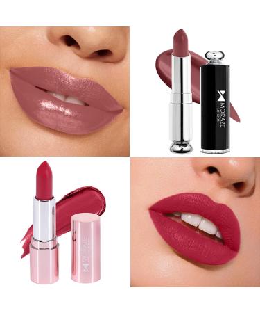 Buy Pack of 2 Waterproof Creamy Lipstick - Long-Lasting & International Shipping | Head+Boss - Buy Online on GoSupps.com