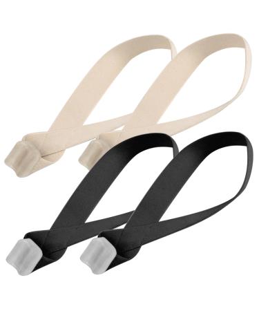 Toe Separators to Correct Your Toes 6.9x1 Inch 4PCS Bunion Corrector Elastic Breathable Toe Spacer Portable Skin-Frendly Bunion Protector for Overlapping Toes Suitable for Feet Size 35-40 S