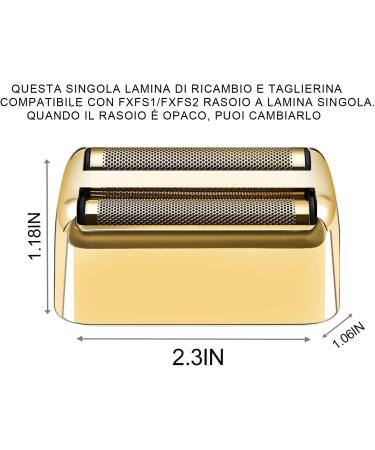Replacement Shear for Babyliss FXFS2G/FxFS2 Foil Razor | Electric Shaver Head Film | 2 Sets - Best Quality & International Shipping - Buy Online on GoSupps.com