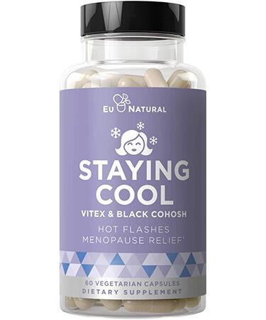 Eu Natural Staying Cool Hot Flashes & Menopause Natural Relief - 60 Capsules