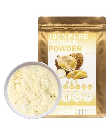 100% Natural Pure Durian Powder 100g/3.52oz poudre de durian pour smoothies shakes p tisseries et boissons | sans conservateurs lyophilis e sans sucre ajout